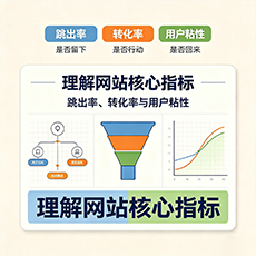 宜宾建站-理解网站核心指标:跳出率、转化率与用户粘性