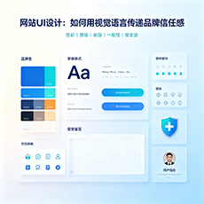 宜宾建站-网站UI设计：如何用视觉语言传递品牌信任感