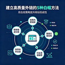 宜宾建站-建立高质量外链的5种白帽方法